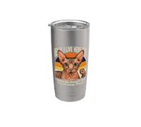 Hola, vivo aquí también, sé que no hemos conocido a un gato Vaso térmico de acero inoxidable de doble pared