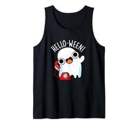 Hola-Ween Funny Ghost Pun Camiseta sin Mangas