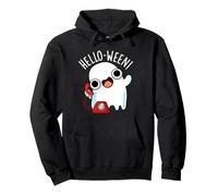 Hola-Ween Funny Ghost Pun Sudadera con Capucha