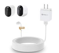 HOLACA Adaptador de alimentación y Cable de 6 m para Arlo Ultra,Resistente a la Intemperie Exterior o Interior Cable magnético Carga continuamente Comodidad para tu cámara Arlo