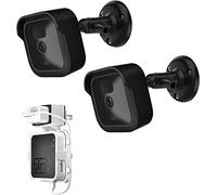 HOLACA Blink Outdoor Camera Halterung wetterfeste Schutzhülle und um 360 Grad verstellbare Wandhalterung mit Blink Sync Modul 2 Halterung für Blink Outdoor Camera (Black 2Pack)