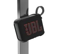 HOLACA Funda con correa para altavoz Bluetooth JBL GO 4, cubierta protectora magnética con carcasa rígida de ABS, correa de cincha integrada e imán fuerte para gimnasio, bicicleta, soporte de coche