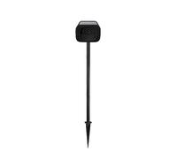 HOLACA Funda de silicona para cámara de vigilancia Eufy S220 SoloCam, funda protectora, resistente a la intemperie (1 unidad, negro) (carcasa de silicona ABS + soporte de metal)