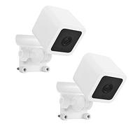 HOLACA Ganchos de revestimiento de vinilo para Wyze Cam V3, clips de suspensión para montaje Wyze Cam V3, material de acero inoxidable resistente a la intemperie (paquete de 2 unidades), color blanco