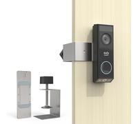 HOLACA Soporte compatible con eufy Security Video timbre E340, soporte antirrobo de aluminio