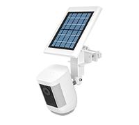 HOLACA Soporte de canal 2 en 1 resistente a la intemperie para panel solar de anillo, accesorios de montaje al aire libre para panel solar de anillo (1 unidad), color blanco