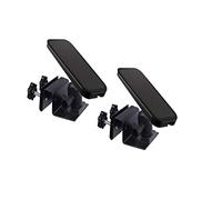 HOLACA Soporte de canalón compatible con versiones de panel solar Arlo Pro 4, Arlo Ultra Ultra 2 Arlo Pro 3, Reolink Argus Pro, Reolink Argus 2, negro, 2 unidades