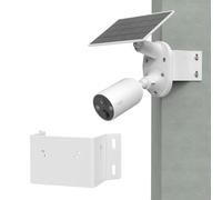 HOLACA Soporte de esquina de pared exterior para TP-Link Tapo SolarCam C660/C615F/C645D/C402/C403/C460/C425/C630/C411/C610/TC82/TC90/TC85/C545D Kit y panel solar Tapo