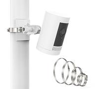 HOLACA Soporte de mástil para cámara exterior con batería (Stick Up Cam/Pro), cámara interior (cámara interior), cámara Spotlight, cámara de vigilancia Plus/Pro y panel solar (color blanco, 1 pieza)