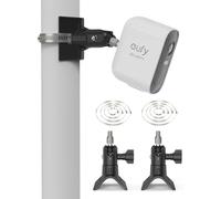 HOLACA Soporte de mástil universal para cámara de vigilancia Arlo Pro 4 Arlo Pro 3 Arlo Pro 2 eufyCam 2C/2C Pro/3/3C eufyCam 1 y 2 eufyCam E Arlo Ultra Arlo Ultra 2 (2 unidades), color negro