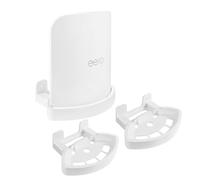HOLACA Soporte de montaje en pared compatible con enrutador Wi-Fi de malla eero Max 7, soporte de montaje adhesivo y tornillo para enrutador eero, 2 unidades