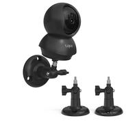 HOLACA Soporte de pared compatible con TP-Link Tapo C200 / C210 / C220 / C201 / C202 / C211 / C212 / C222 / C230 Cámara de vigilancia WiFi para interiores, color negro (2 unidades)