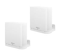 HOLACA - Soporte de pared para ASUS ZenWiFi AX, sistema de malla tribanda WiFi 6 (XT8) (CT8), soporte de pared simple y resistente, 2 unidades, color blanco