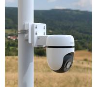 HOLACA Soporte de poste compatible con Tapo C530WS, C520WS, C510W, C500, C501W, TC40GW, C51A, C52A, soporte de montaje para cámara de seguridad al aire libre panorámica/inclinación (cámara no incluida