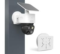 HOLACA Soporte Magnético Compatible con AOSU, ANSQUE, Cinnado, Eufy, SEHMUA, Tapo Cámara de Vigilancia, Soporte para Cámara de Vigilancia Exterior Solar (Cámara No Incluida), Blanco