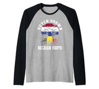 Holandesa Cultivada Raíces Belgas Países Bajos Bélgica Jersey Camiseta Manga Raglan