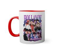 holanov rivalry love story Taza de color roja con mango a juego taza 330ml