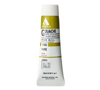 Holbein Acrylic Gouache Artists Acrylic Polymer Emulsion, 20ml Olive (D065)