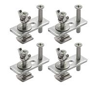 Hold Down Clamp, Portable Track Clamps, Strong Grip Quick Setup Compact Design Metal Support Workshop Staple Secure Positioning, Machine Hardware for Metalworking