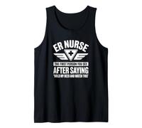 Hold My Beer - Divertida Enfermera de urgencias Camiseta sin Mangas