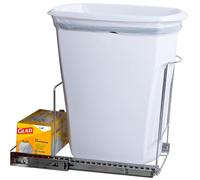 Hold N' Storage - Bote de basura extraíble debajo del gabinete, bote de basura no incluido, resistente con 5 años de garantía limitada, requiere una apertura de armario de 13 pulgadas de ancho x 22