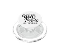 Hold On God Knows What He's Doing Christian Cita PopSockets PopGrip para MagSafe