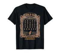 Hold On I'm Sting My Grandma Vintage Spirit Board Halloween Camiseta