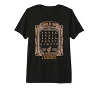 Hold On I'm Sting My Grandma Vintage Spirit Board Halloween Camiseta Premium