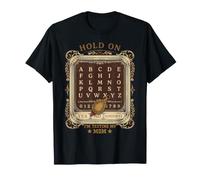 Hold On I'm Sting My Mom Vintage Planchette Halloween Camiseta