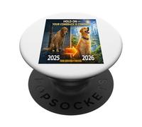 Hold on Your Come Back is Coming 2025 a 2026 Dog Hope Gift PopSockets PopGrip Adhesivo