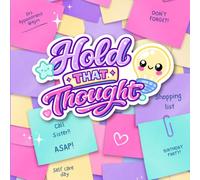 Hold That Thought: A cute square DOT GRID notebook for notes. list, ideas, reminders and daily planning