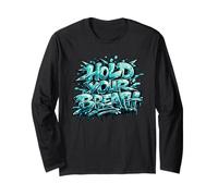 Hold Your Breath Spearo Apnea Submarino Hunter Diver Regalo Manga Larga