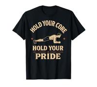 Hold Your Core Hold Your Pride Calistenia Fitness Gym Camiseta
