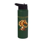 Hold Your Horses Horse Racing Whiskey Drink Stainless Steel Insulated Water Bottle
