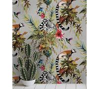 Holden Decor 12401 Imaginario - Papel pintado (10,05 m x 0,53 m), color plateado