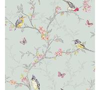 Holden Decor 98083 - Papel pintado diseño “jardín encantado”, 10,05 m x 0,53 m