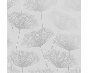 Holden Decor Glistening Fleur Grey 12920 Indulgence - Papel pintado (10,05 x 0,53 m), color gris