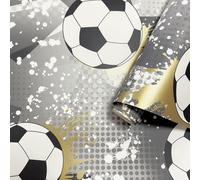 Papel Tapiz De Football Gris Oro 14090 Tema Deportivo Para Niños