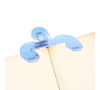 Holder de la página del libro, clip del libro | Portalibros transparente para la lectura | Suministros de oficina ligeros, accesorios de lectura multifuncionales para el diario del manual del