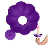 Holder, Ice Cream Stick Grips, 4.4x4.4x1.7 inches Silicone Non Slip Reusable Freezer Pop Protectors, Safe Holders for Summer Snacks Pool Parties Travel, Home, Boys Girls