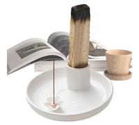 Holder Incense Stick - Ash Catcher Ceramic Home Decor, Safe Burning Ash Catcher, Decorative Aesthetic Bedroom, Desktop Shelf Table Modern, Stick Holder Ceramic Burning Meditation | To Elevate