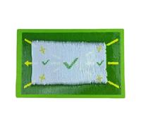 Holdes Alfombra de Swing de Golf,Tapete Portátil De Retroalimentación De Trayectoria - Base de Práctica con Detección de Feedback - para Práctica Ejercicio Fitness Exterior Hogar Deporte Recreación