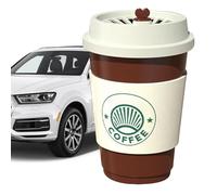 Holdes Ambientador de coche, ambientador de coche, eliminador de olores en el coche, forma de taza de café, ambientador de larga duración, perfume difusor para la industria automotriz