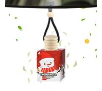 Holdes Ambientador de coche con aroma de Navidad para coche, colgante de espejo, bola perfumada regalo para viajes, hombres y mujeres, ambiente de bienestar