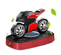 Holdes Ambientador solar para coche, decoración de aromaterapia para motocicleta, con energía solar, automático, con neutralización de fragancia de larga duración, para coche, apartamento, baño