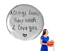 Holdes Amor de Bolsillo, fichas de Bolsillo de Estaño de Amor,Moneda en Sentimiento de Amor | Fichas de Bolsillo, Fichas de Recuerdo, Moneda de Amor para Tu Novio, Novia