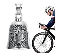 Holdes Bells para Motocicletas - Campana de equitación creativa de Acero al Titanio | Llavero de Motero para la Carretera, Campana de Guardián para Hombres y Mujeres, Accesorios