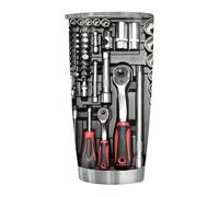 Holdes Botella De Agua Metálica,600ml Vaso De Acero Inoxidable Antifugas - Botella Térmica y Tazas para Beber | Para Café Té Regalo Hombre Cumpleaños Hogar Oficina Viaje Deportes