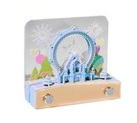 Holdes Calendario 3D - Calendario de rueda grande estructura de papel | Notas adhesivas recortables para planificación de empleo del tiempo, organización familiar y fiestas