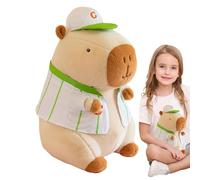 Holdes Capybara - Peluche suave Capybara, colección de peluche, cómodo y calmante antiestrés y compañero de viaje, regalo de cumpleaños y fiestas